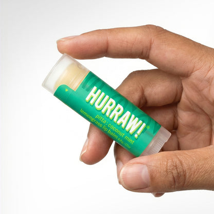 Lippenbalsem met kokosnoot mint en citroengras van Hurraw