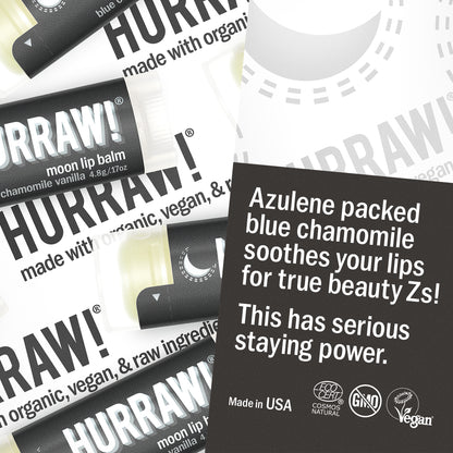 Detail van Hurraw moon lippenbalsem met zachte nachtelijke uitstraling