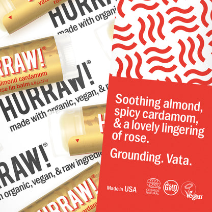 Detail van Hurraw vata lippenbalsem met warme zachte uitstraling