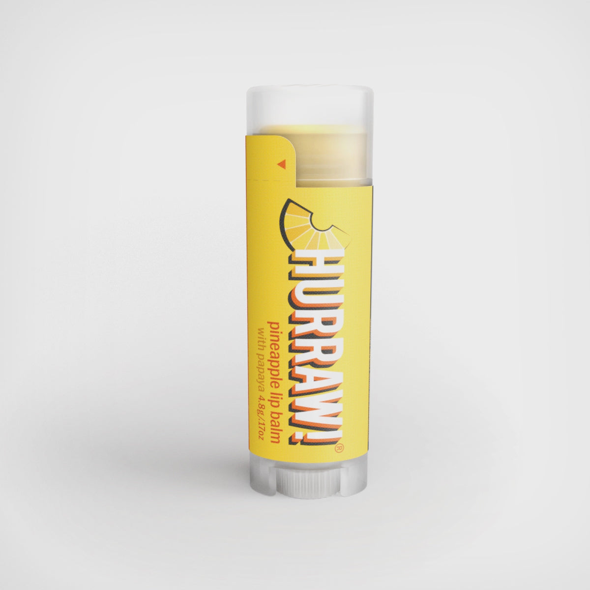 Balm van Hurraw met ananasgeur en natuurlijke uitstraling
