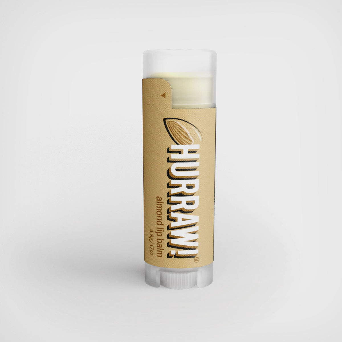 Balm van Hurraw met amandelgeur en natuurlijke uitstraling